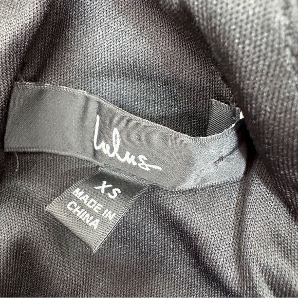 Lulus Amelia Plunge Neck Racerback Sleeveless Maxi Dress Evening Gown Black XS - Picture 10 of 14